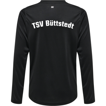 Kinder Trainingsshirt Langarm TSV1914 - Hummel Core XK Poly Shirt L/S - Black